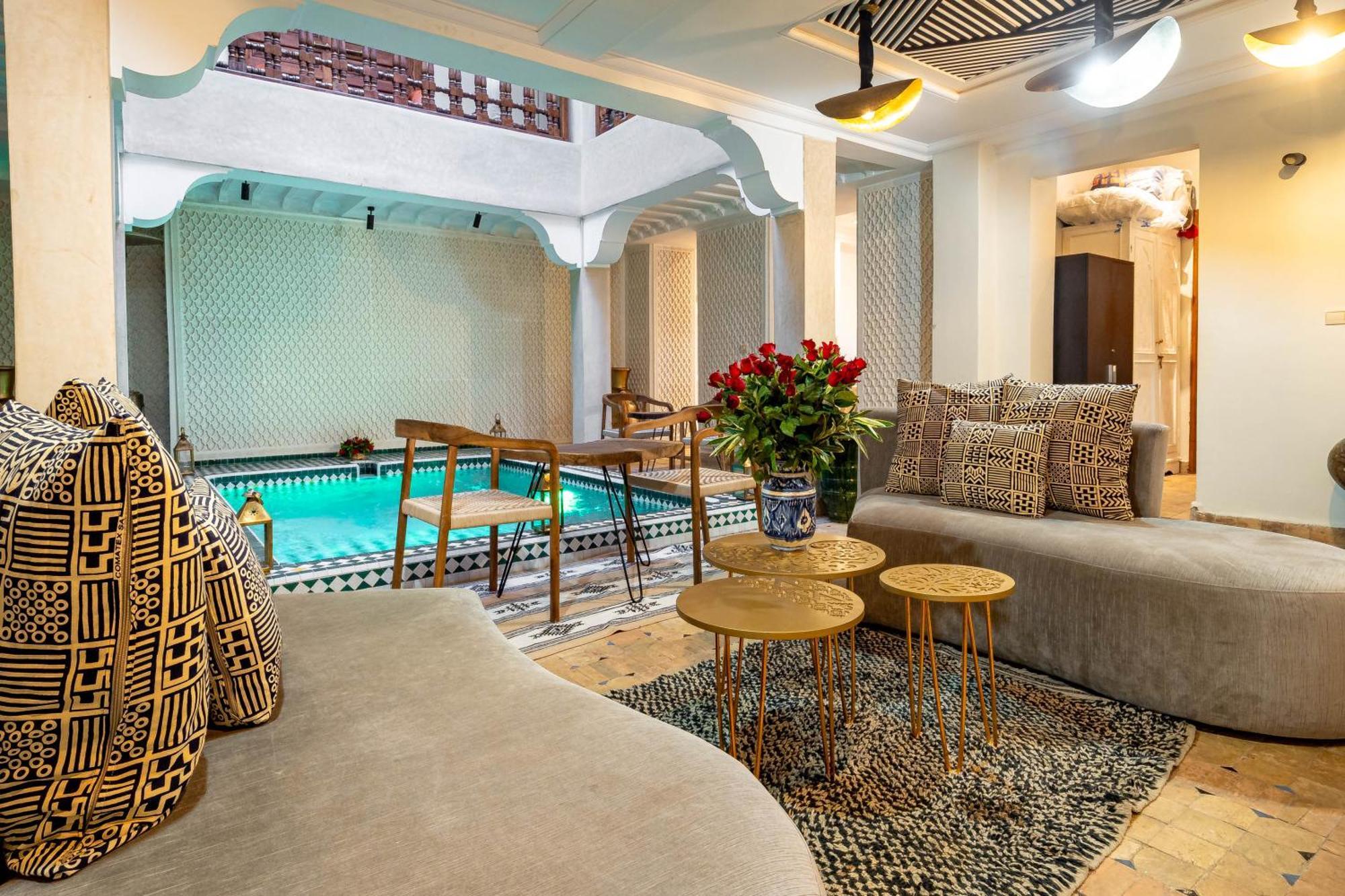 Riad La Croix Berbere Deluxe Marrakesh Exteriör bild