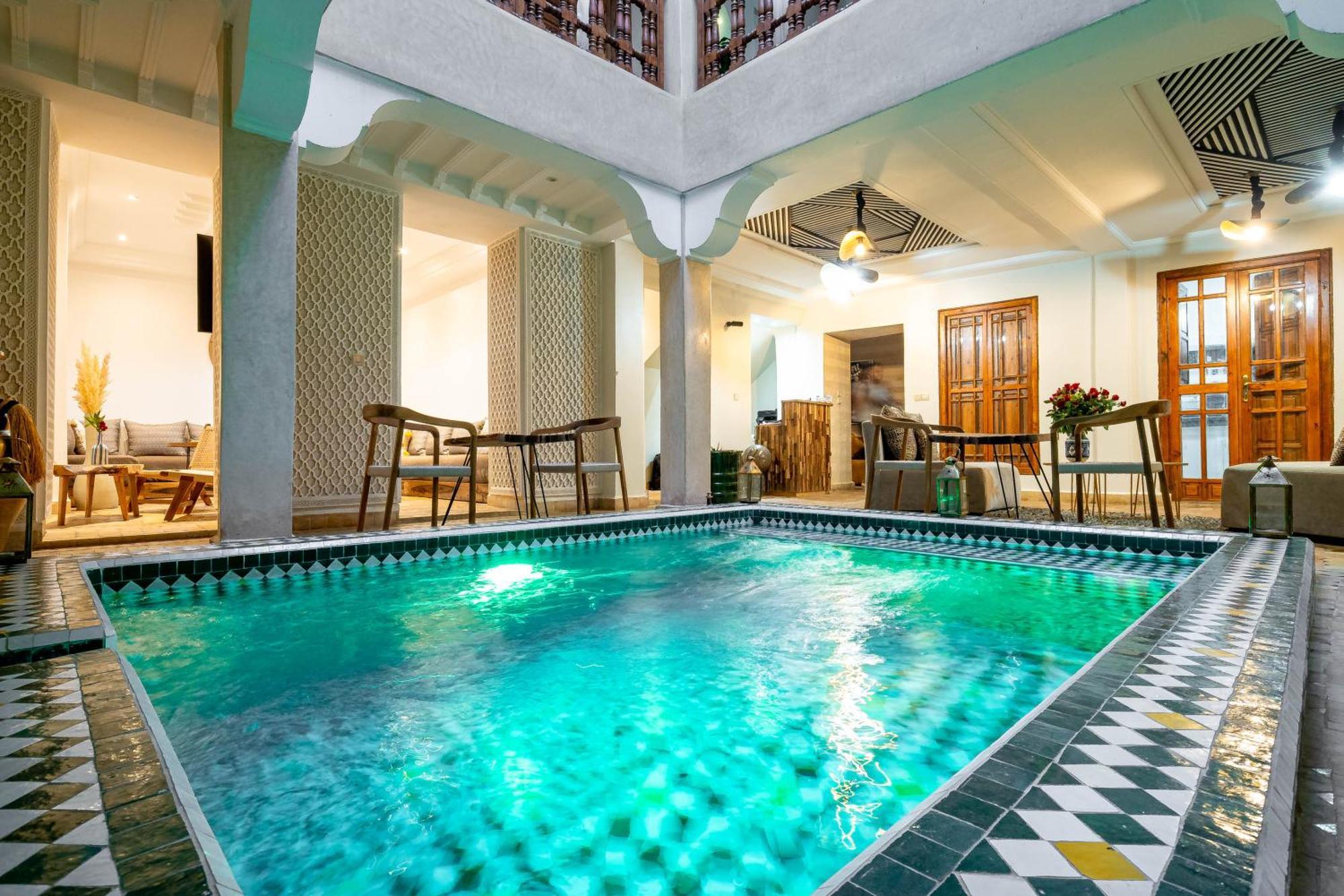 Riad La Croix Berbere Deluxe Marrakesh Exteriör bild