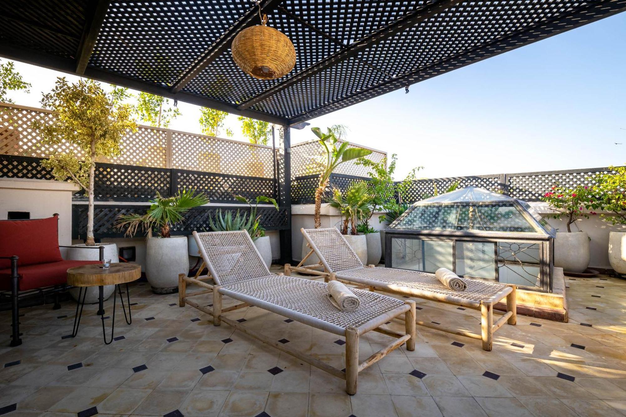 Riad La Croix Berbere Deluxe Marrakesh Exteriör bild