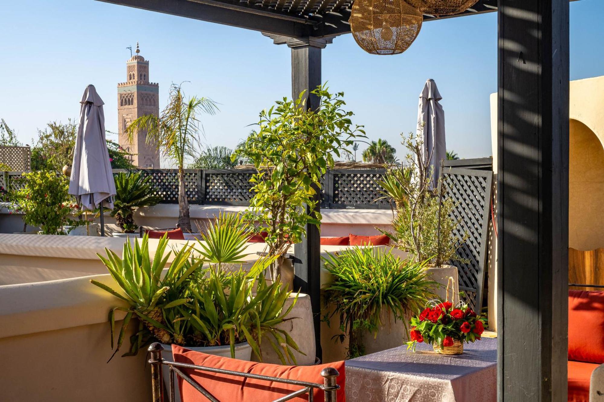 Riad La Croix Berbere Deluxe Marrakesh Exteriör bild