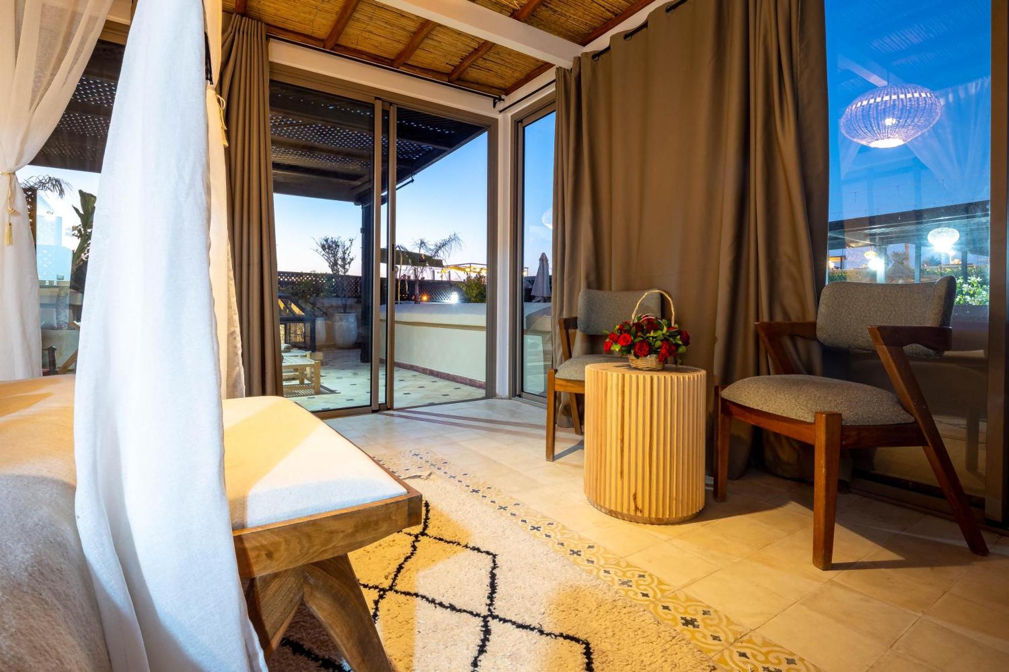 Riad La Croix Berbere Deluxe Marrakesh Exteriör bild