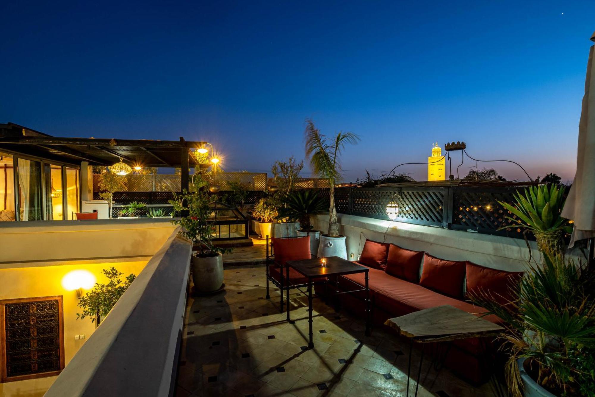 Riad La Croix Berbere Deluxe Marrakesh Exteriör bild